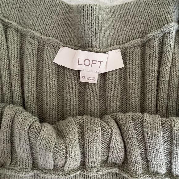 LOFT Ribbed Sweater Tank Top - XS - Picture 3 of 6